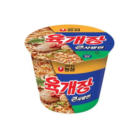 NONGSHIM Yukejang Noodle Big Cup 110g Korean food wholesale product image