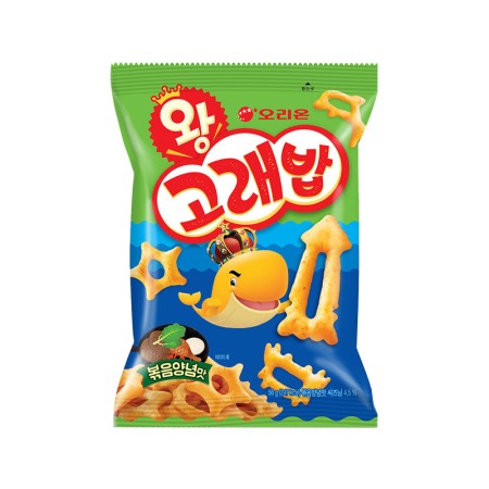 ORION STIR-FRIED KING WHALE SHAPE SNACK 56g Korean food wholesale product image