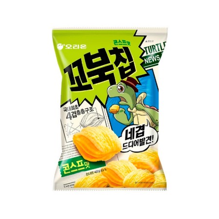 ORION TURTLE CHIP CORN SOUP FLAVOR 80g Korean food wholesale product image