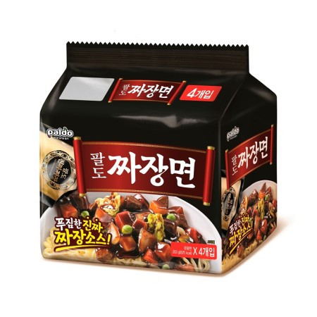 PALDO JJAJANG RAMEN 203g*4 Korean food wholesale product image