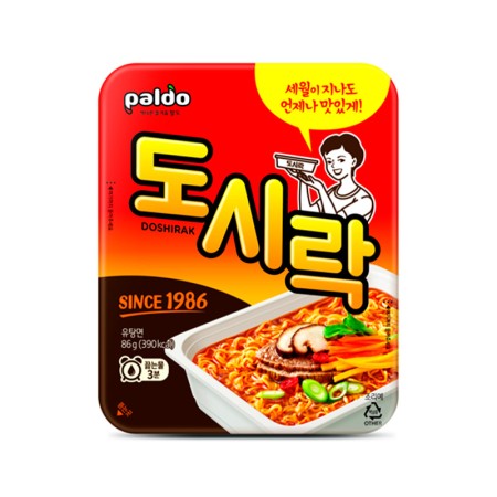 PALDO LUNCH BOX NOODLE 86 g Korean food wholesale product image