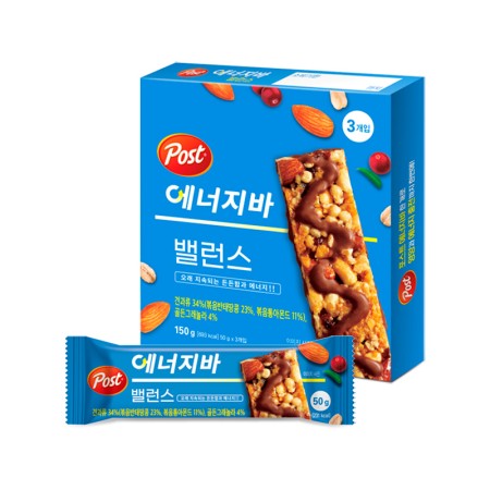 POST ENERGY BAR BALANCE 150g (50g*3) Korean food wholesale product image