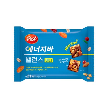 POST ENERGY BAR BALANCE MINI 231g Korean food wholesale product image
