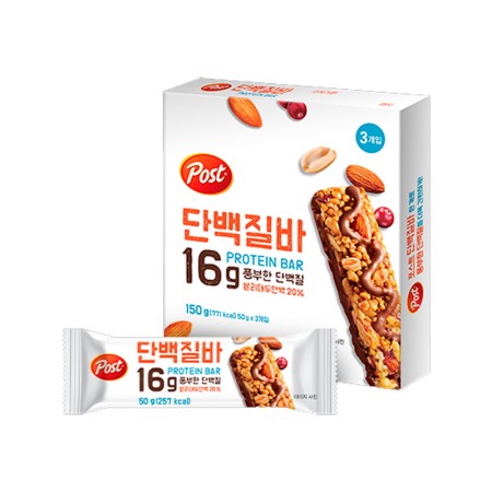POST PROTEIN BAR 150g (50g*3) Korean food wholesale product image