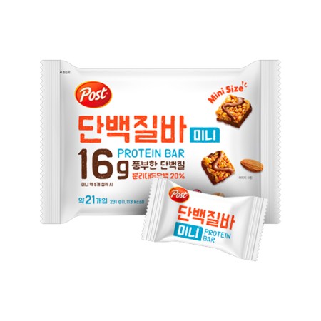 POST PROTEIN BAR MINI 231g Korean food wholesale product image