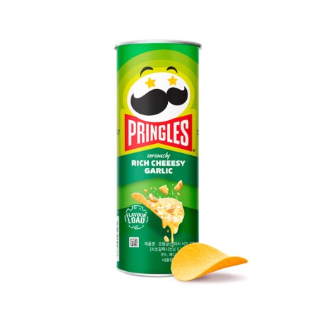 PRINGLES RICH CHEESY GARLIC 102g Korean food wholesale product image