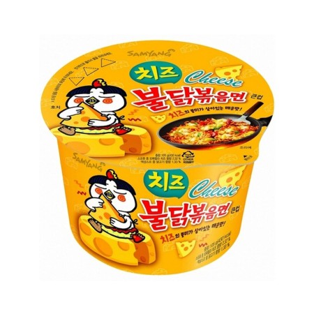SAMYANG BULDAK RAMEN BIG CUP CHEESE FLAVOR 105g Korean food wholesale product image
