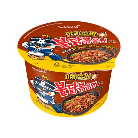 SAMYANG BULDAK RAMEN BIG CUP YAKISOBA 100g Korean food wholesale product image