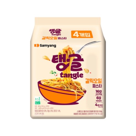 SAMYANG TANGLE GARLIC OIL PASTA 400g (100g*4)