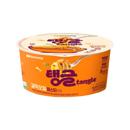 SAMYANG TANGLE GARLIC OIL PASTA BIG CUP 100g