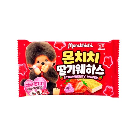 SEOJU Monchhichi Strawberry Wafer 16.6g
