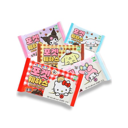 SEOJU POCKET WAFER CHOCO 16.6g Korean food wholesale product image