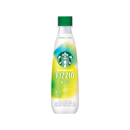 STARBUCKS FIZZIO COOL LIME 400ml Korean food wholesale product image