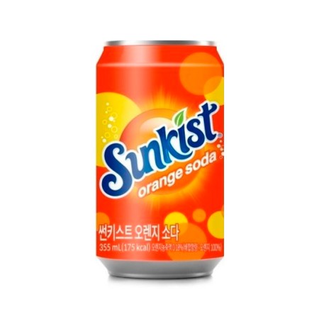 SUNKIST Orange Soda 355ml x 24 Korean food wholesale product image