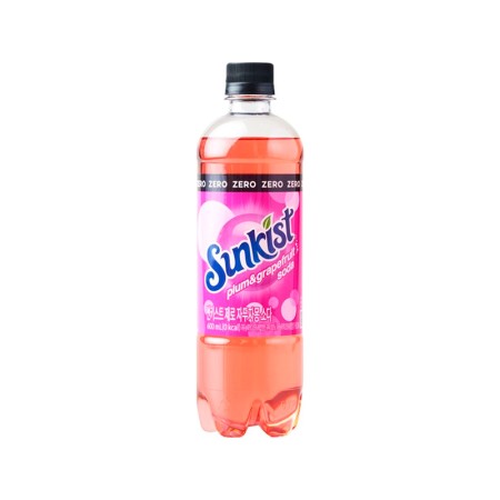 SUNKIST PLUM GRAPEFRUIT SODA 600ml Korean food wholesale product image