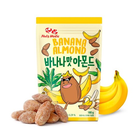 SUNMYUNG Nuts Holic Banana Almond HALAL 180g x 20