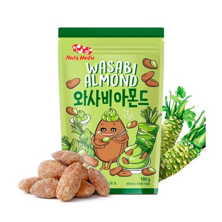 SUNMYUNG Nuts Holic Wasabi Almond HALAL 180g x 20