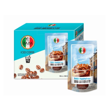 BABA Hazelnut Flavor Pouch (190ml x 10) x 5
